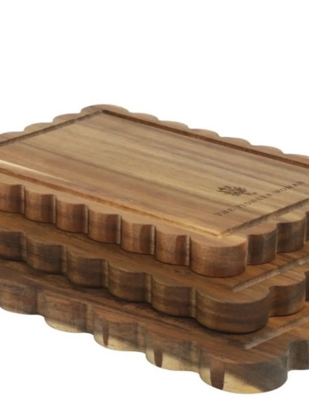 The Pioneer Woman 3-Piece Acacia Wood Scalloped Cutting Boards